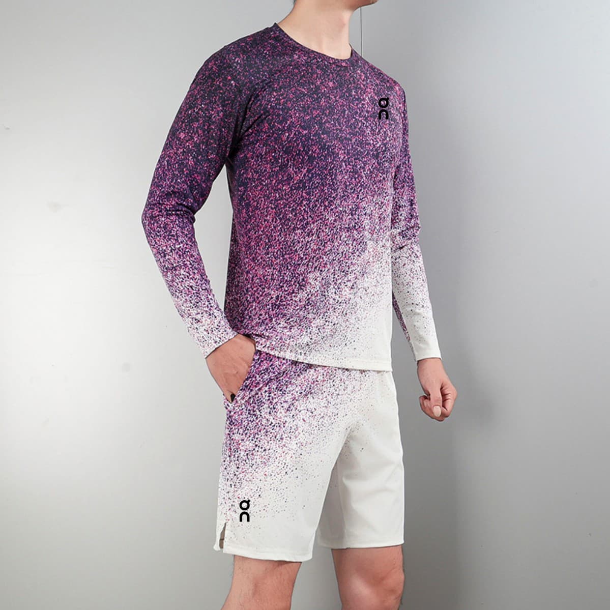short and T-shirt with long sleeves